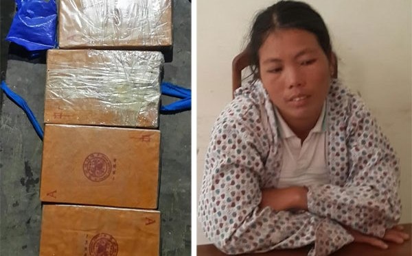 Bat nu 9X cung 1,4 kg heroin hinh anh