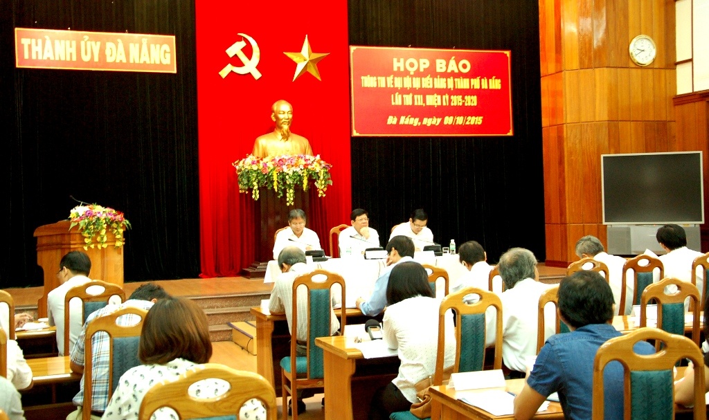 Toàn cảnh buổi họp báo. Ảnh: Nguyên Vũ.