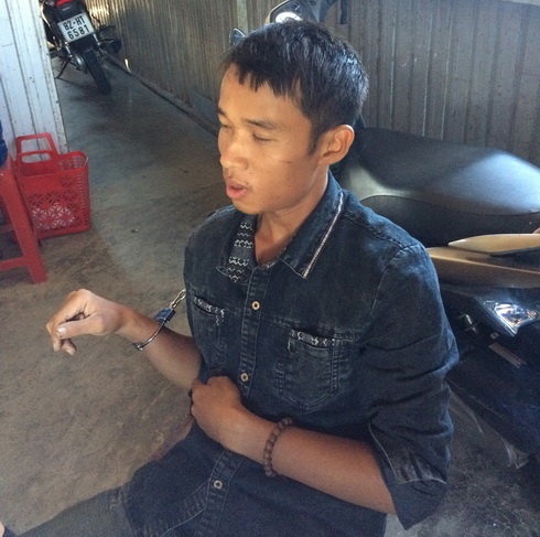 Kim Hào Nam lúc mới bị bắt tại cơ quan điều tra.