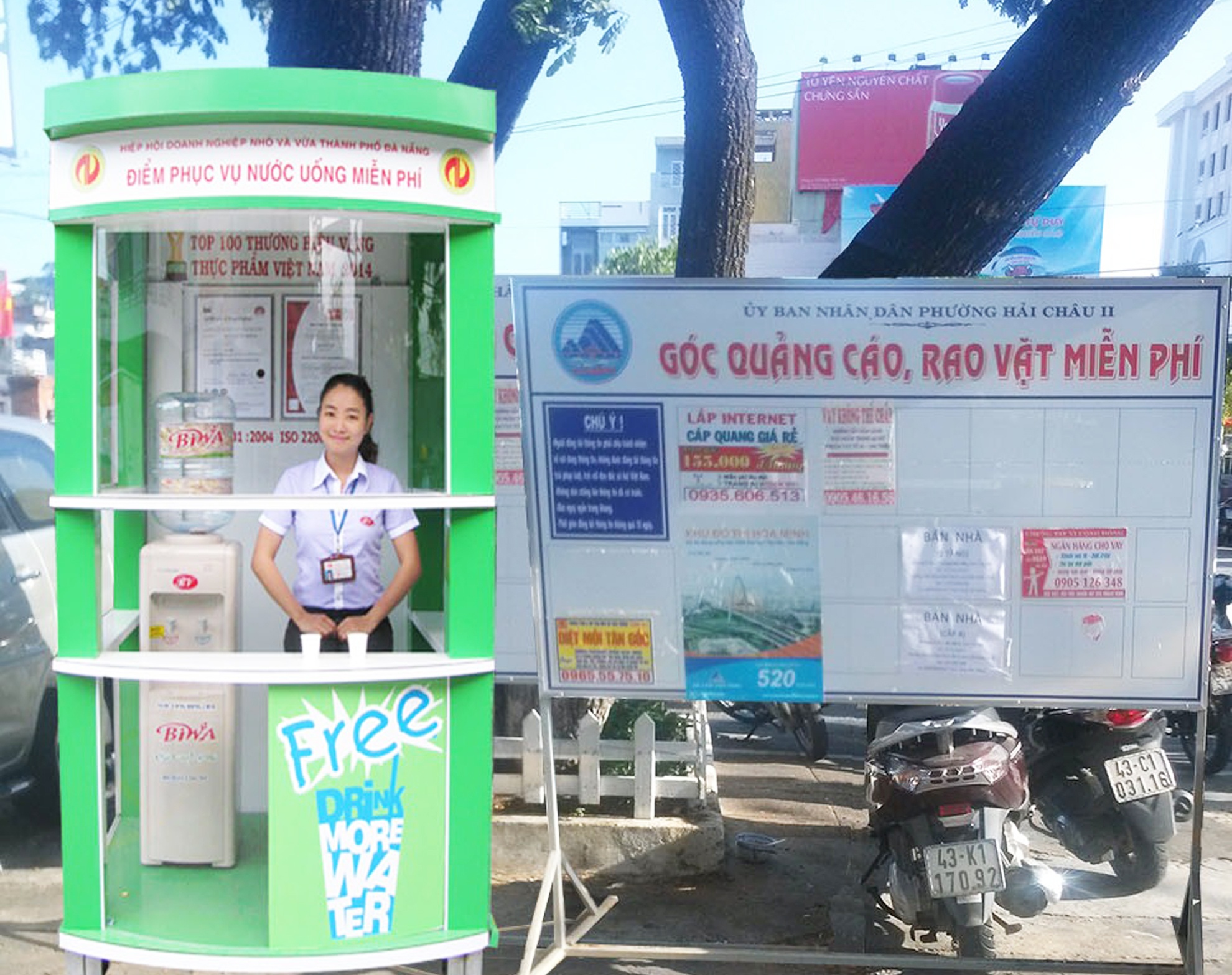 Mô hình quày nước miễn phí dự kiến được lắp đặt tại chợ Cồn.