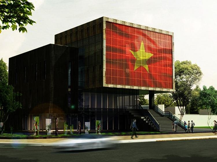 Xay nha trung bay Hoang Sa 40 ty dong hinh anh