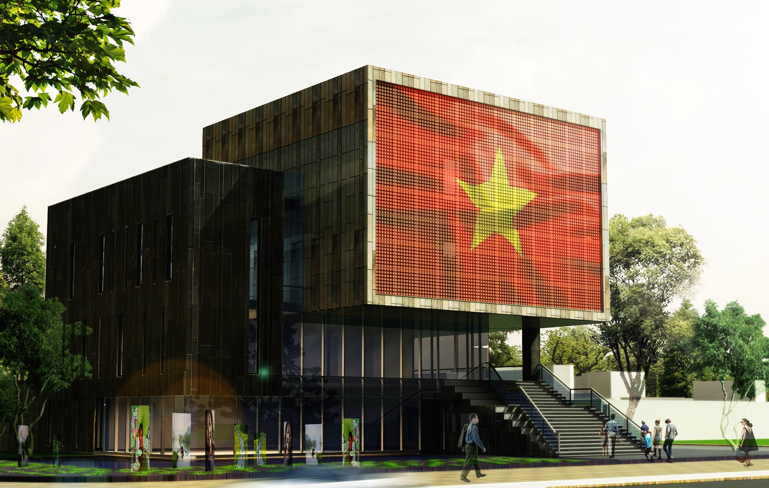 Nha trung bay Hoang Sa khang dinh chu quyen o Da Nang hinh anh