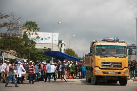 Cong an Da Nang len tieng vu tai xe tong chet nguoi hinh anh