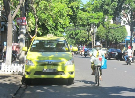 Tai xe taxi o Da Nang tu vong trong xe dang no may hinh anh