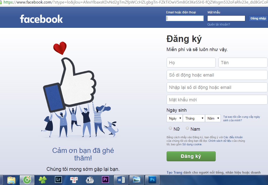 Cam su dung Facebook anh 1