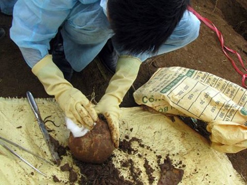 Thi the nam thanh nien chon duoi ghenh da hinh anh