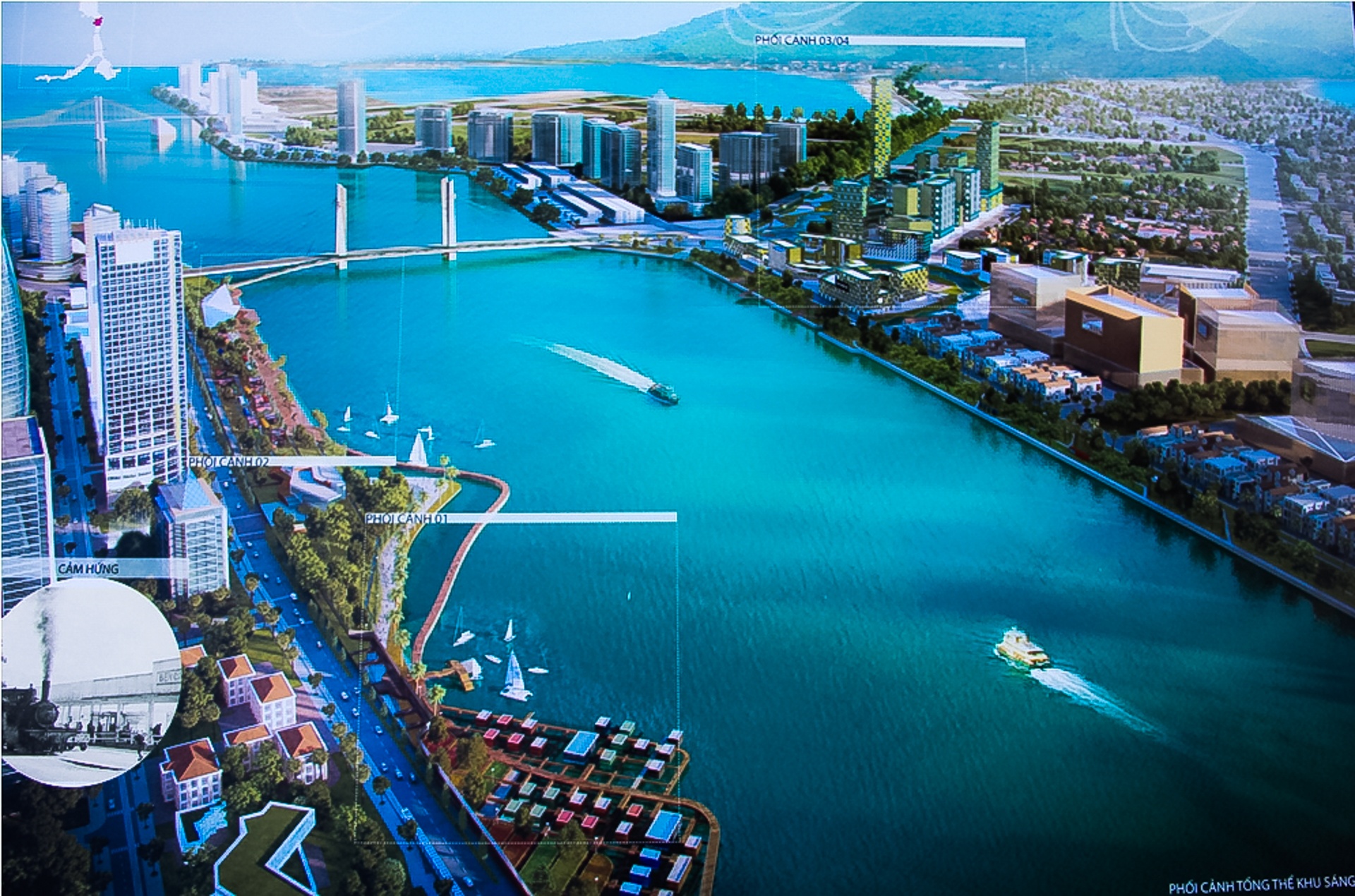 Vien canh 'thanh pho trong mo' ben bo song Han hinh anh