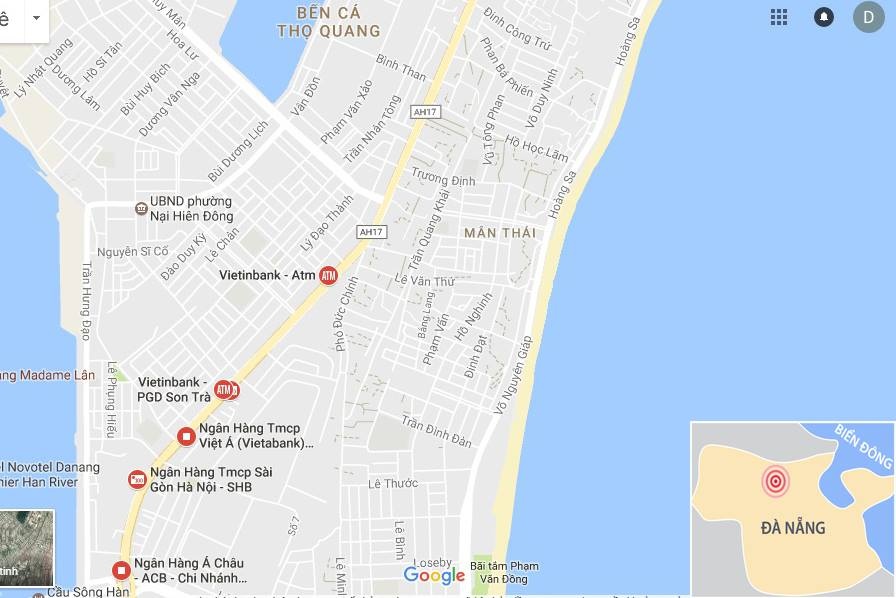 Cướp ngân hàng ở Đà Nẵng ảnh 2 Cuop ngan hang o Da Nang anh 2