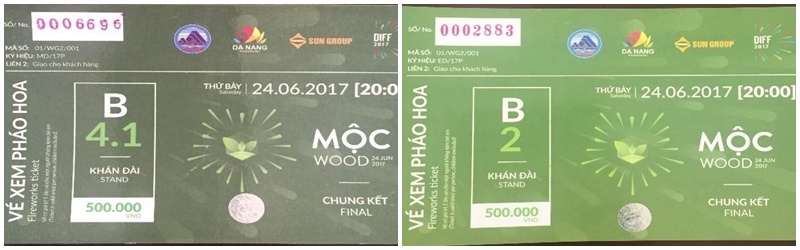 Xuất hiện vé pháo hoa giả ảnh 1 Xuat hien ve phao hoa gia anh 1
