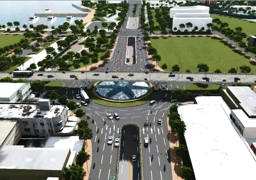 Nut giao thong ba tang tri gia 520 ty o Da Nang hinh anh