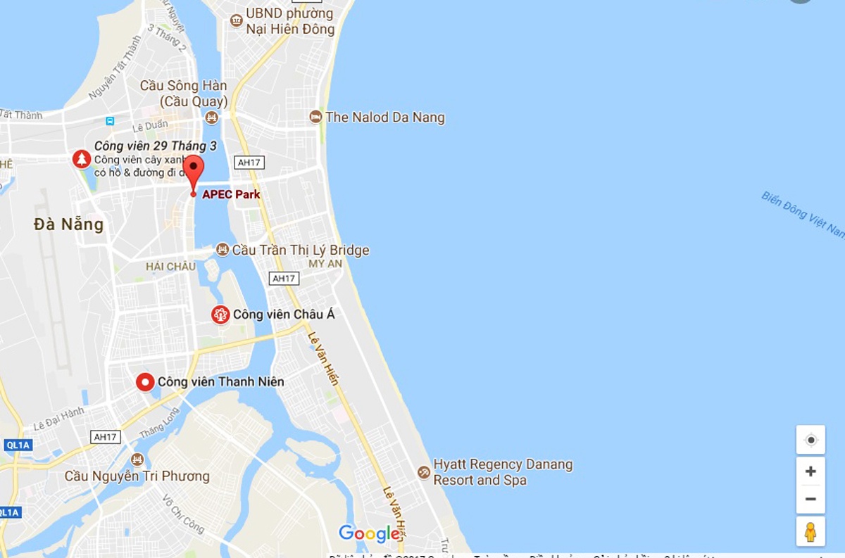 Khai truong Cong vien APEC tai Da Nang anh 3