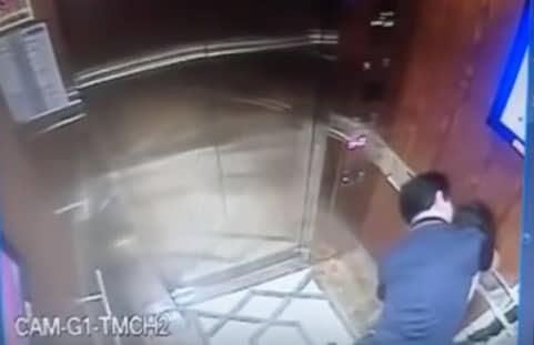 Sàm sỡ bé gái trong thang máy ảnh 1 Sam so be gai trong thang may anh 1