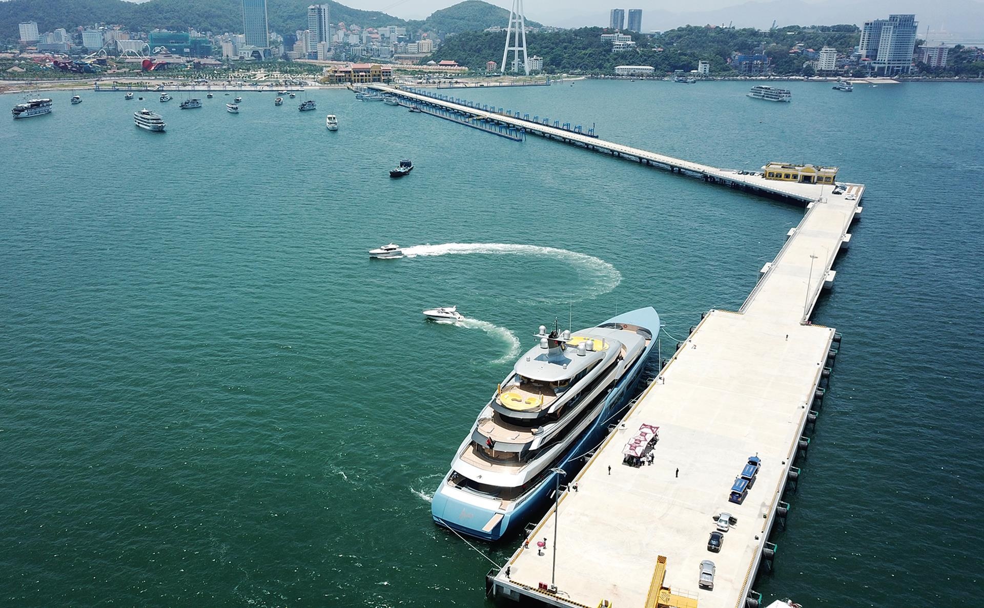 Du thuyen 150 trieu USD dua ty phu Anh den vinh Ha Long hinh anh
