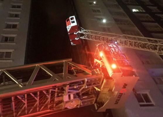 Chay chung cu o Da Nang, nhieu nguoi thao chay trong dem hinh anh