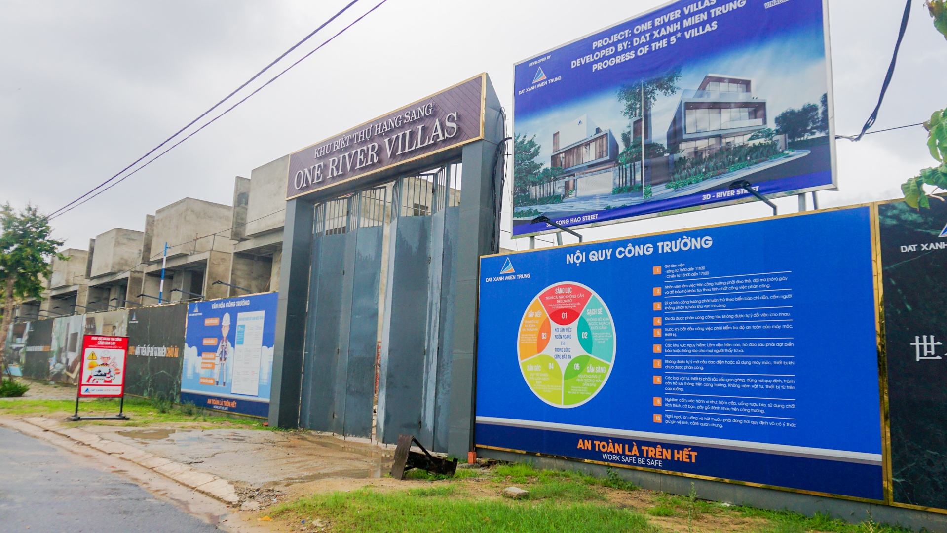 Cong ty Dat Xanh mien Trung xay 36 biet thu trai Luat anh 9