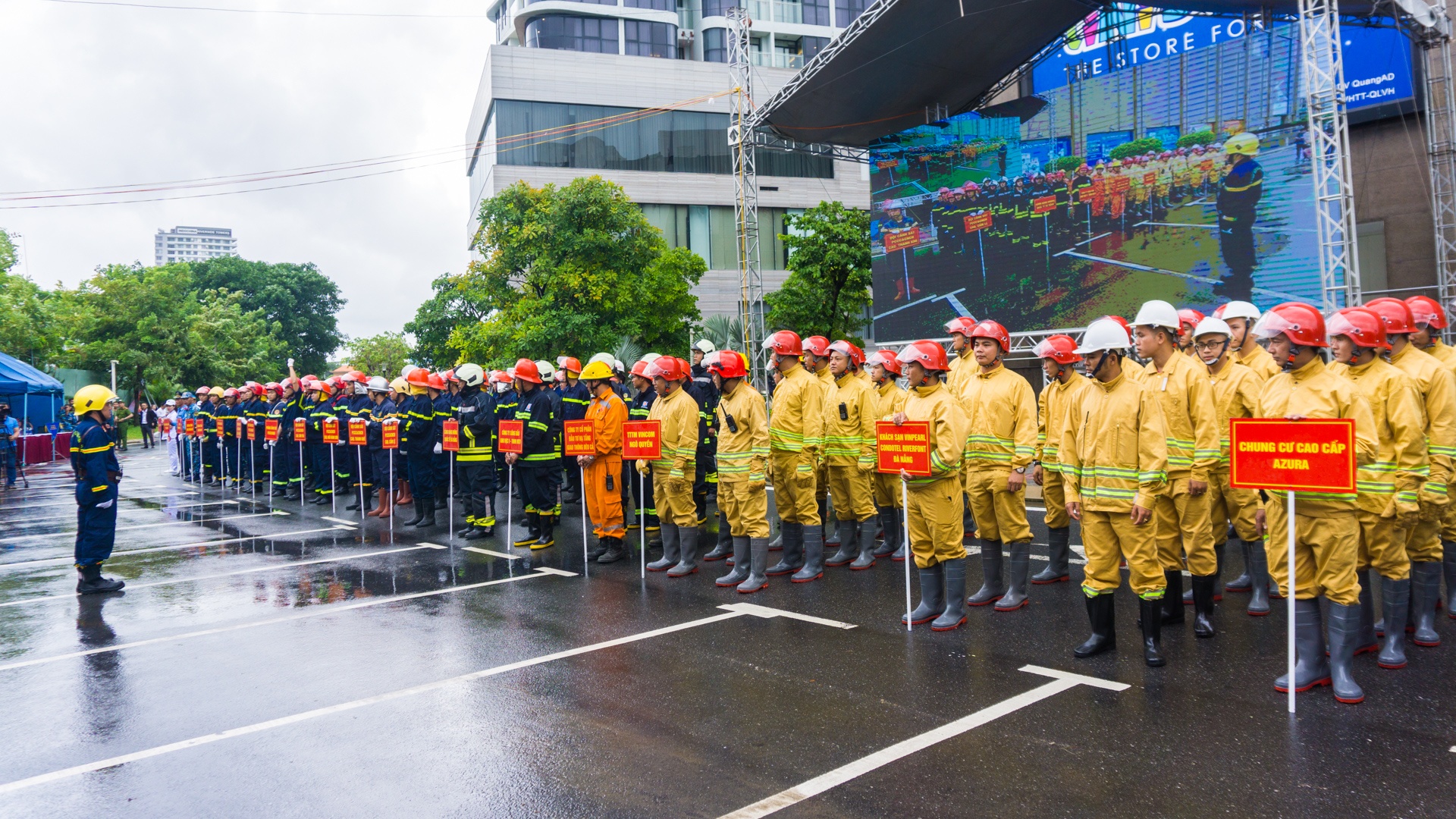 Bo Cong an dien tap chua chay tai Da Nang anh 2