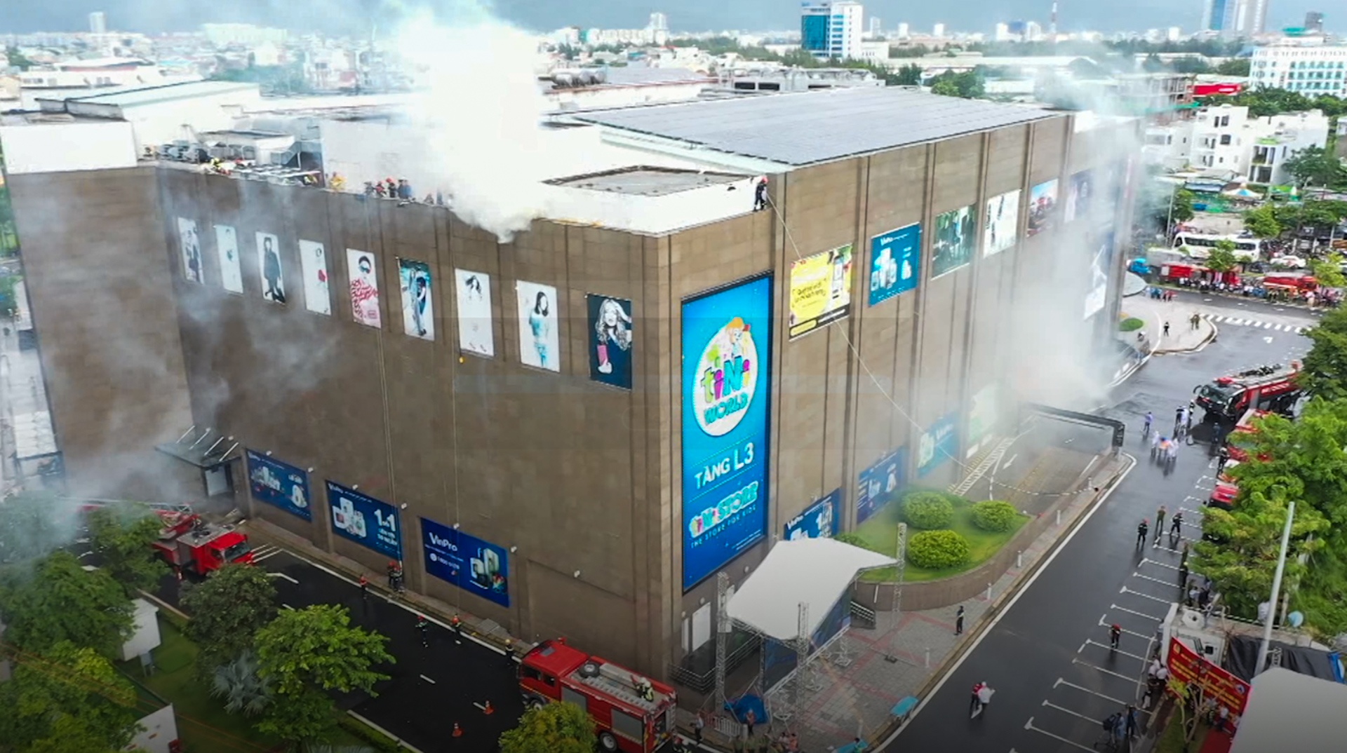 Bo Cong an dien tap chua chay tai Da Nang anh 1