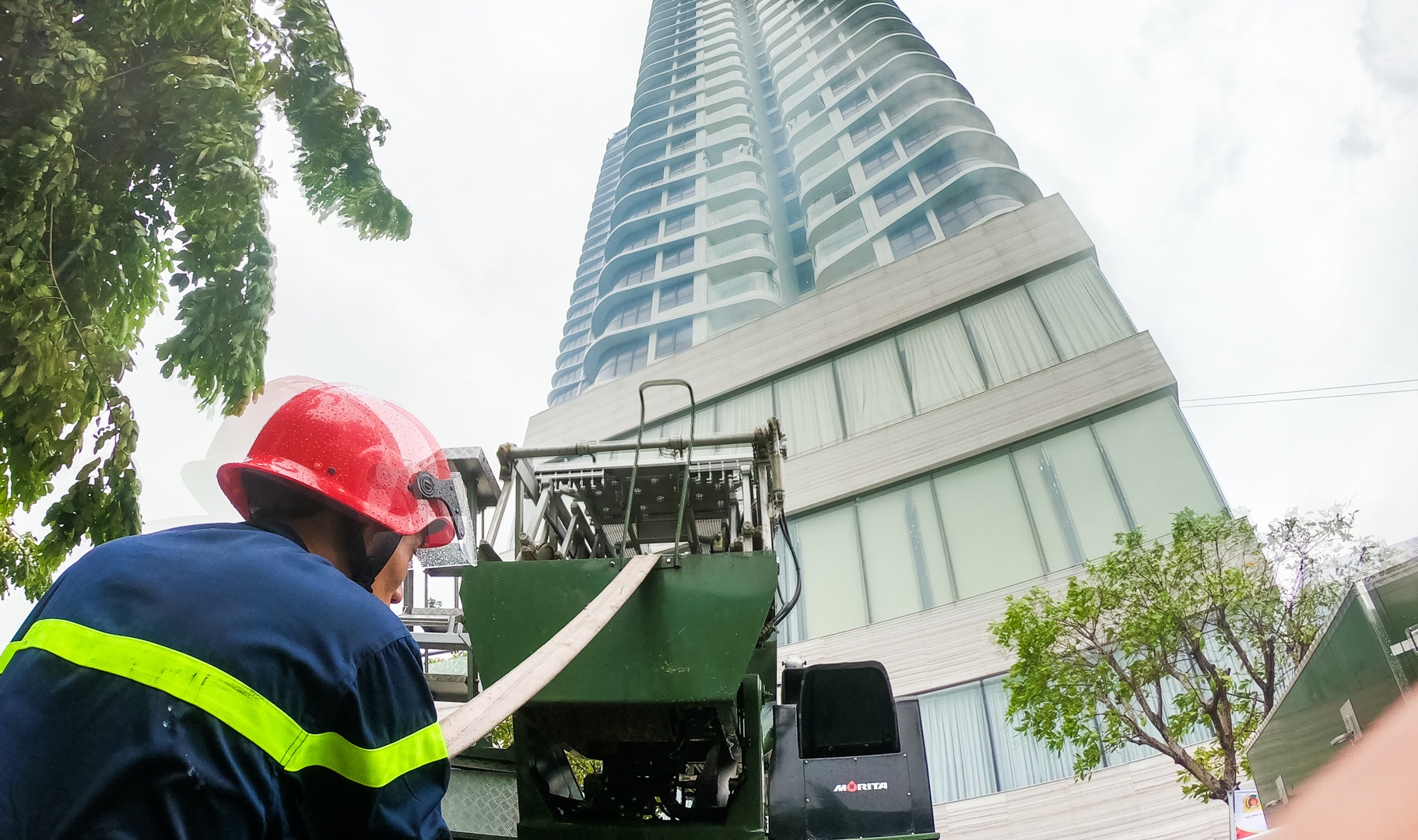 Bo Cong an dien tap chua chay tai Da Nang anh 8