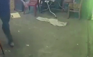 Tam giu nhom con do dap pha quan nhau lam 100 thuc khach bo chay hinh anh