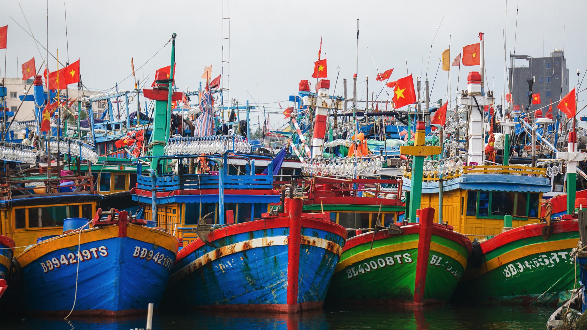 Tau ca tranh bao o Da Nang anh 3