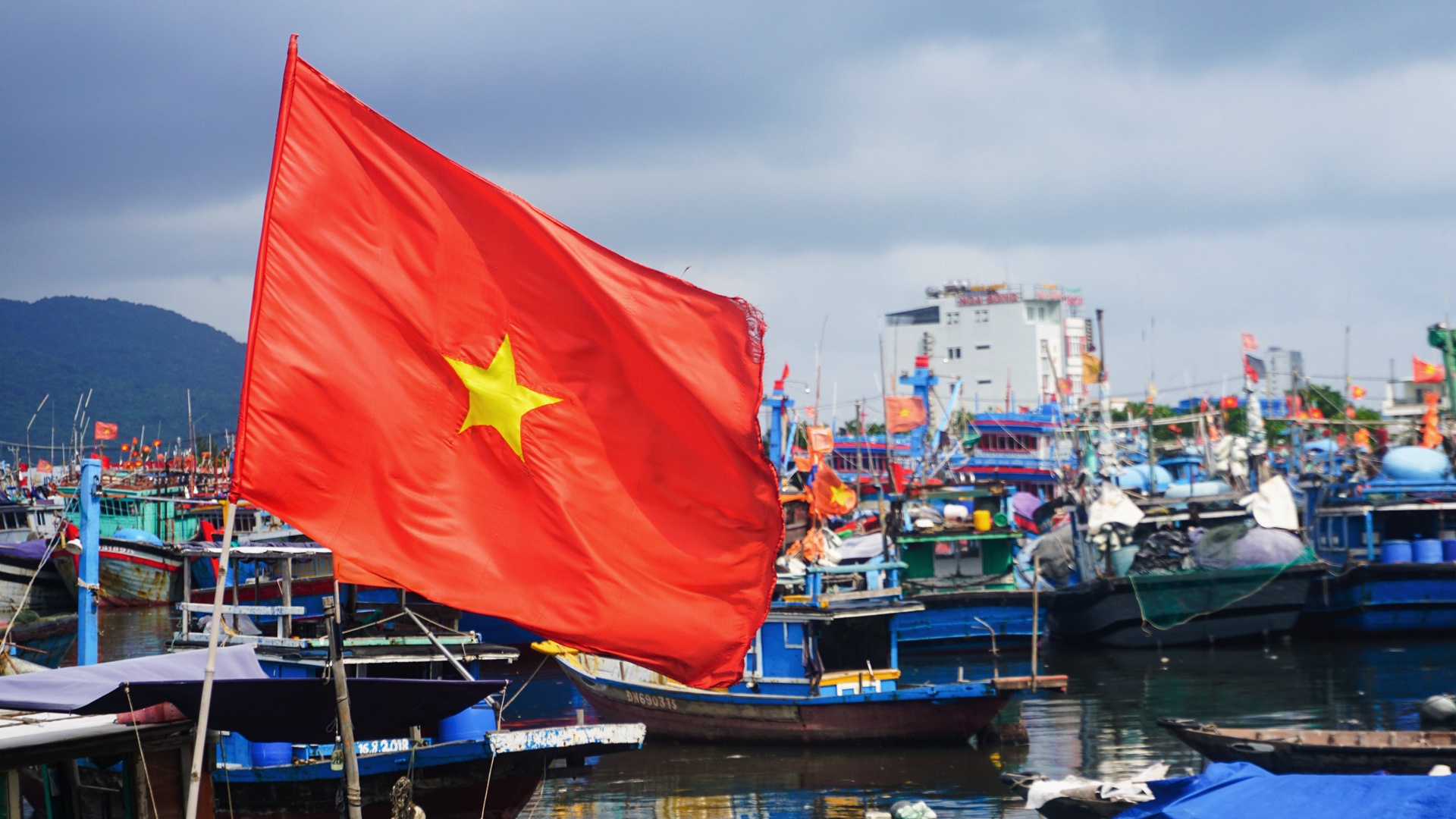 Tau ca tranh bao o Da Nang anh 4