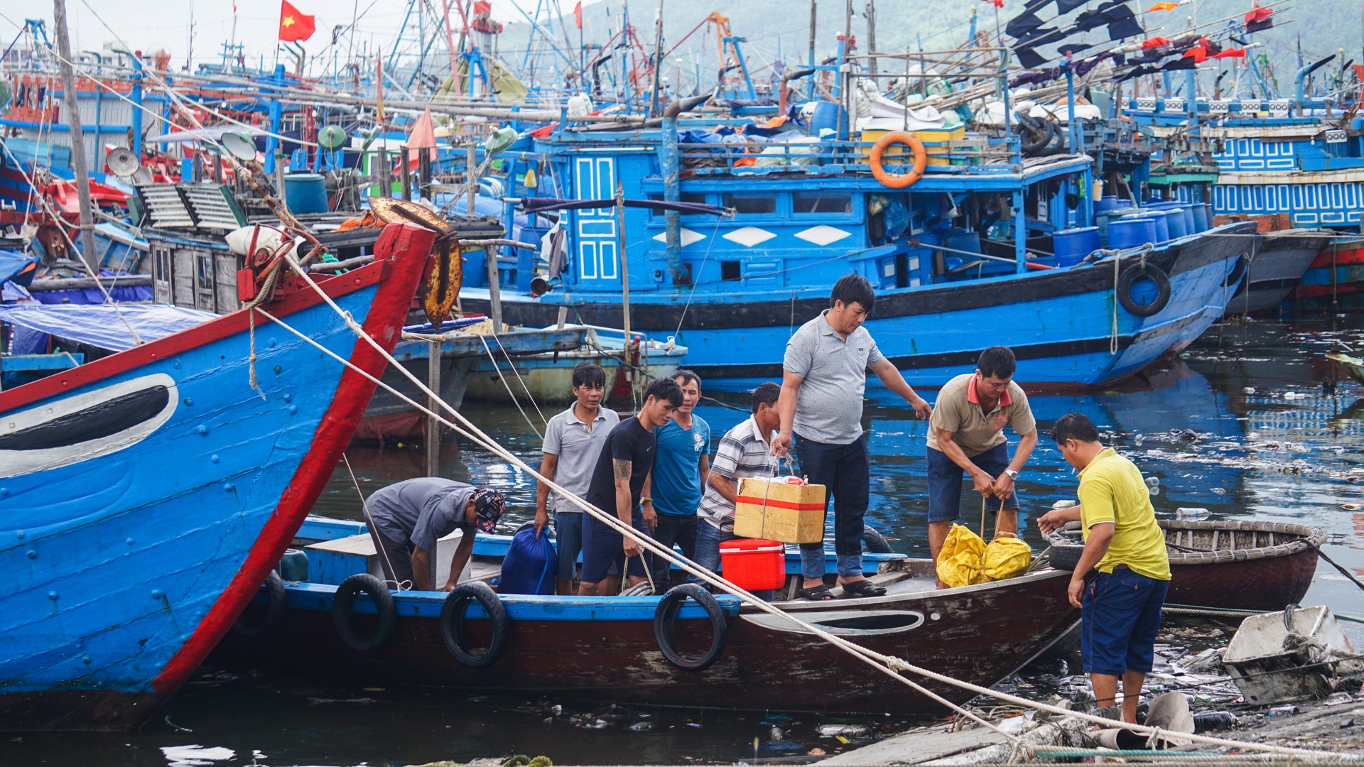 Tau ca tranh bao o Da Nang anh 6