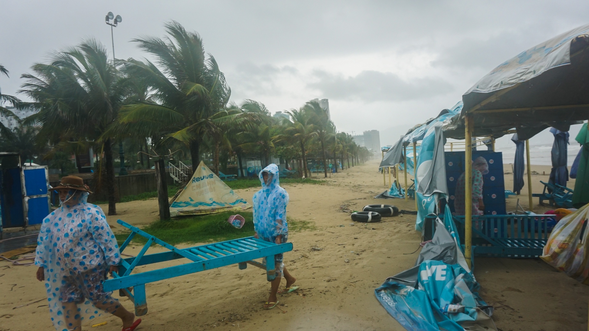 Bai bien Da Nang tan hoang sau bao so 5 anh 8