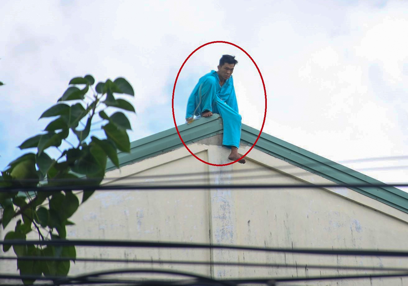 Nguoi dan ong tu cat ‘cua quy’ lai leo len noc nha la het hinh anh