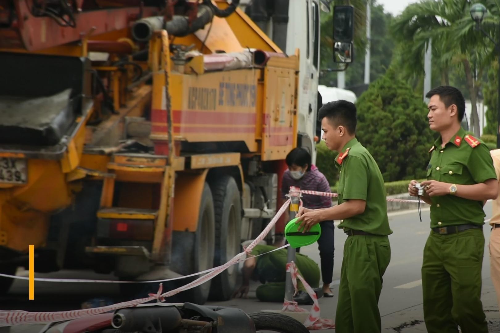 Va cham xe tron be tong, tai xe xe ga tu vong hinh anh