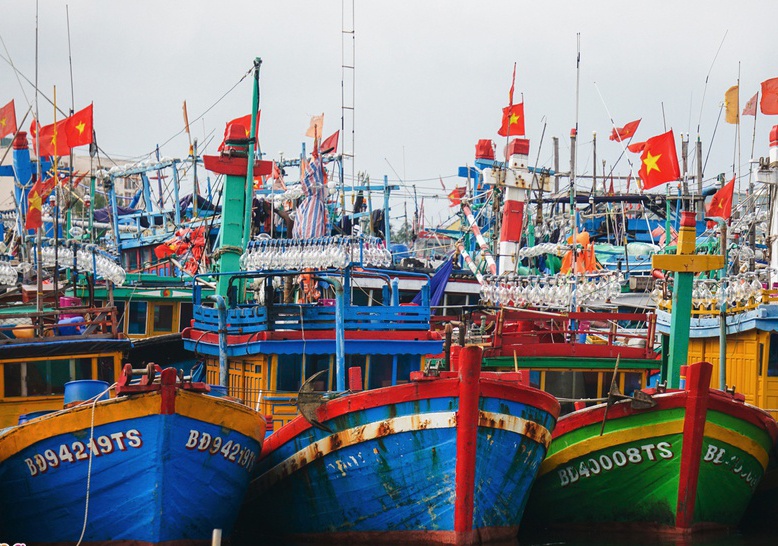 Da Nang cam tau, thuyen ra khoi de tranh bao so 5 hinh anh