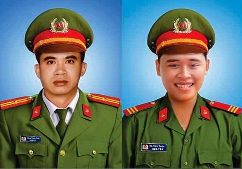 Cap bang To quoc ghi cong cho 2 canh sat hy sinh o Da Nang hinh anh