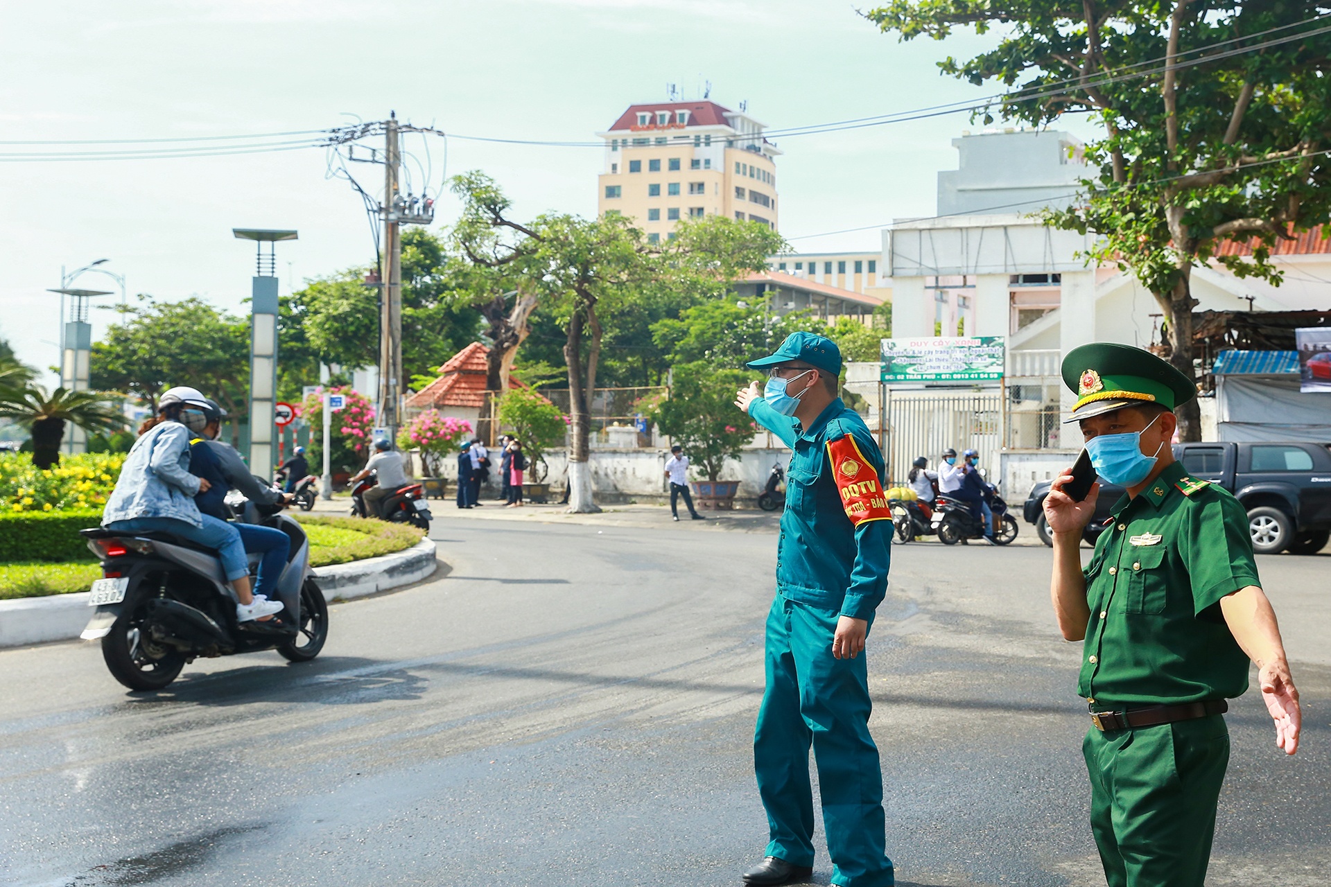 Hai chau be o Da Nang mac Covid-19 anh 1
