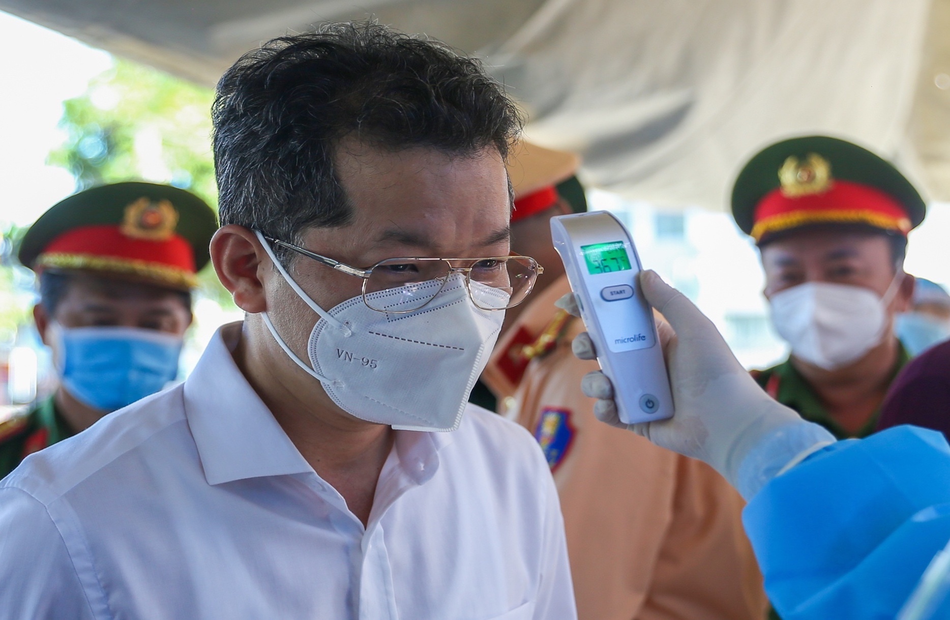 Bi thu Da Nang kiem tra cong tac phong chich anh 1