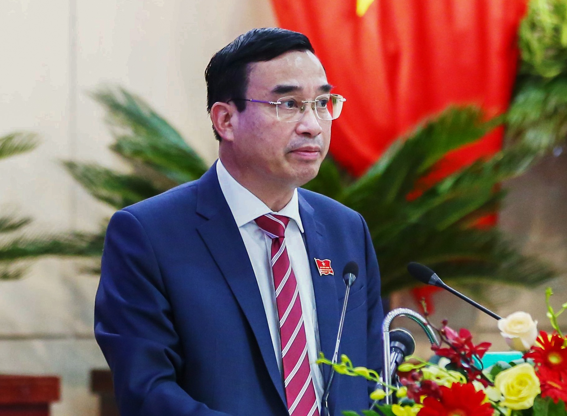 Ong Le Trung Chinh tai dac cu Chu tich UBND TP Da Nang hinh anh