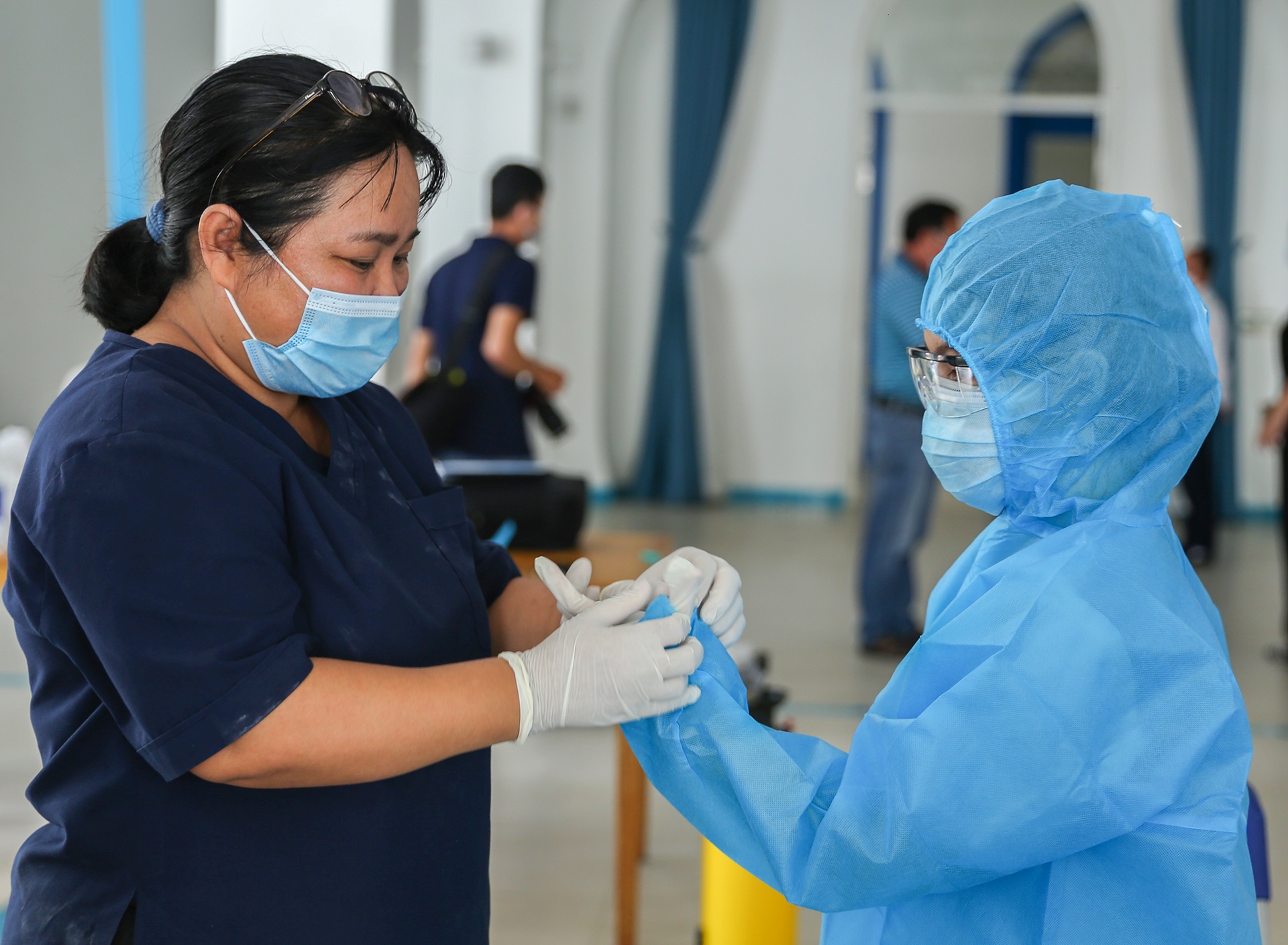 Nguoi Da Nang ve tu vung dich duoc cach ly o khach san 5 sao anh 2