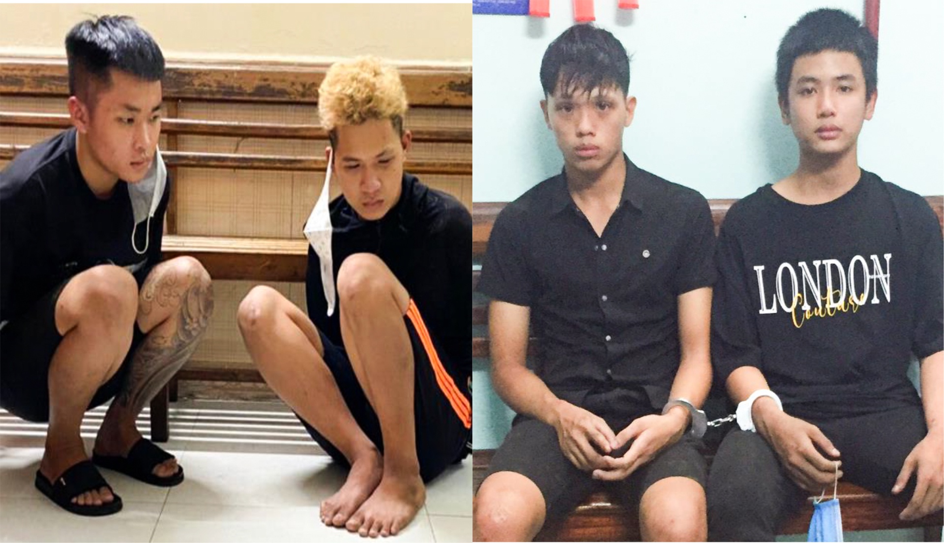 Canh sat no sung tran ap nhom con do chuan bi hon chien anh 1