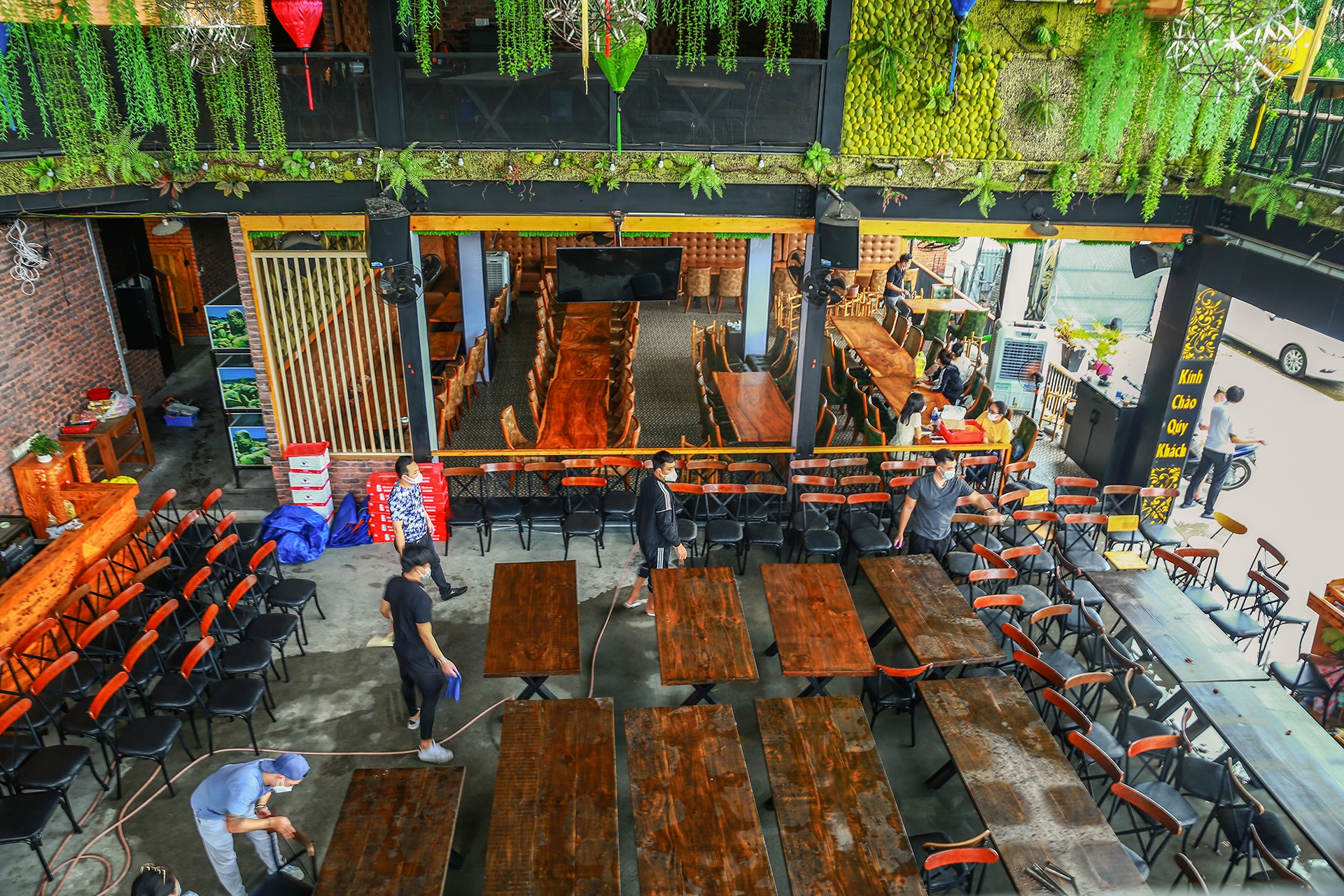 Quan xa o Da Nang san sang phuc vu thuc khach vao sang mai anh 1