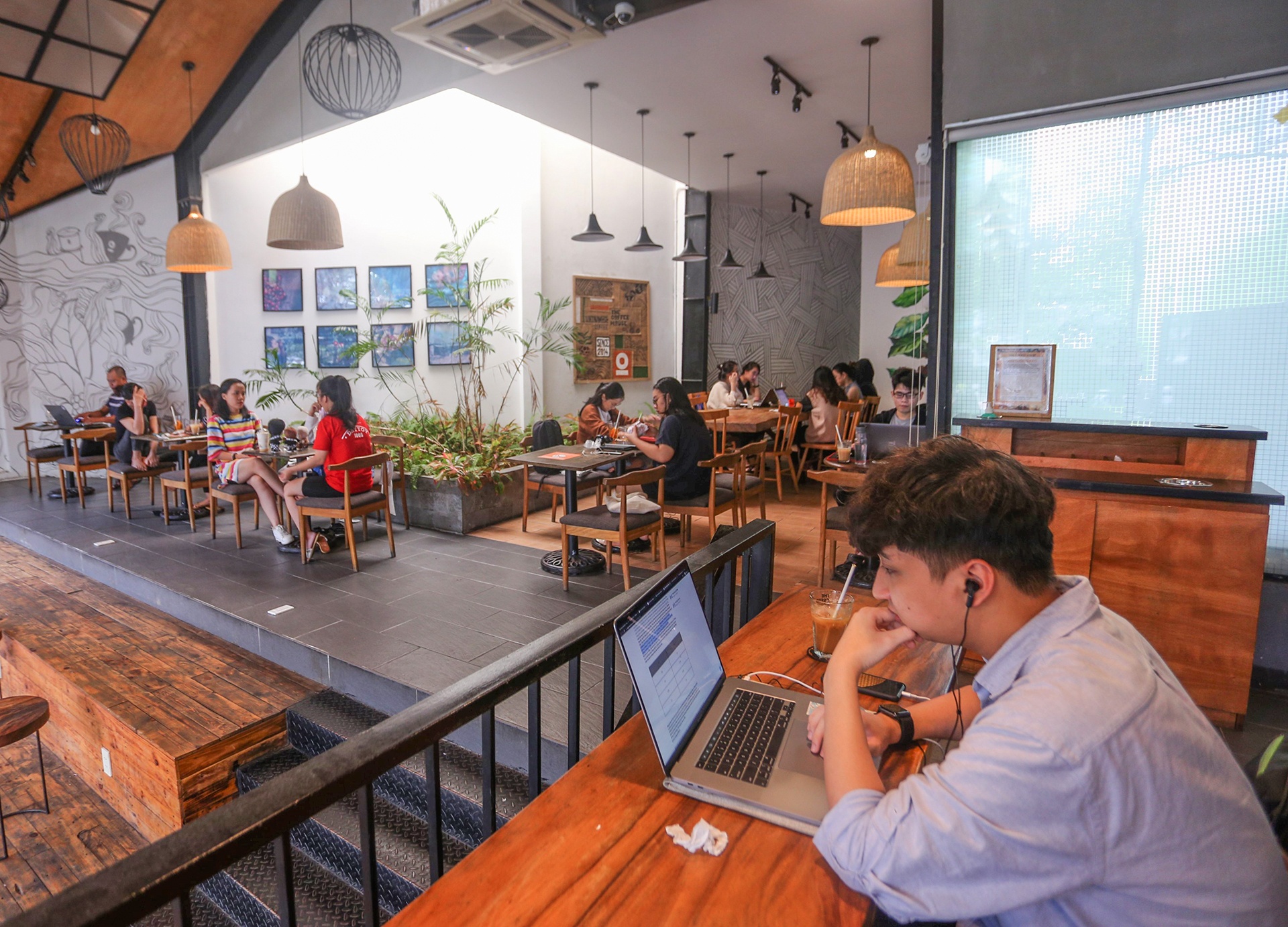 Quan ca phe o Da Nang dong khach anh 3