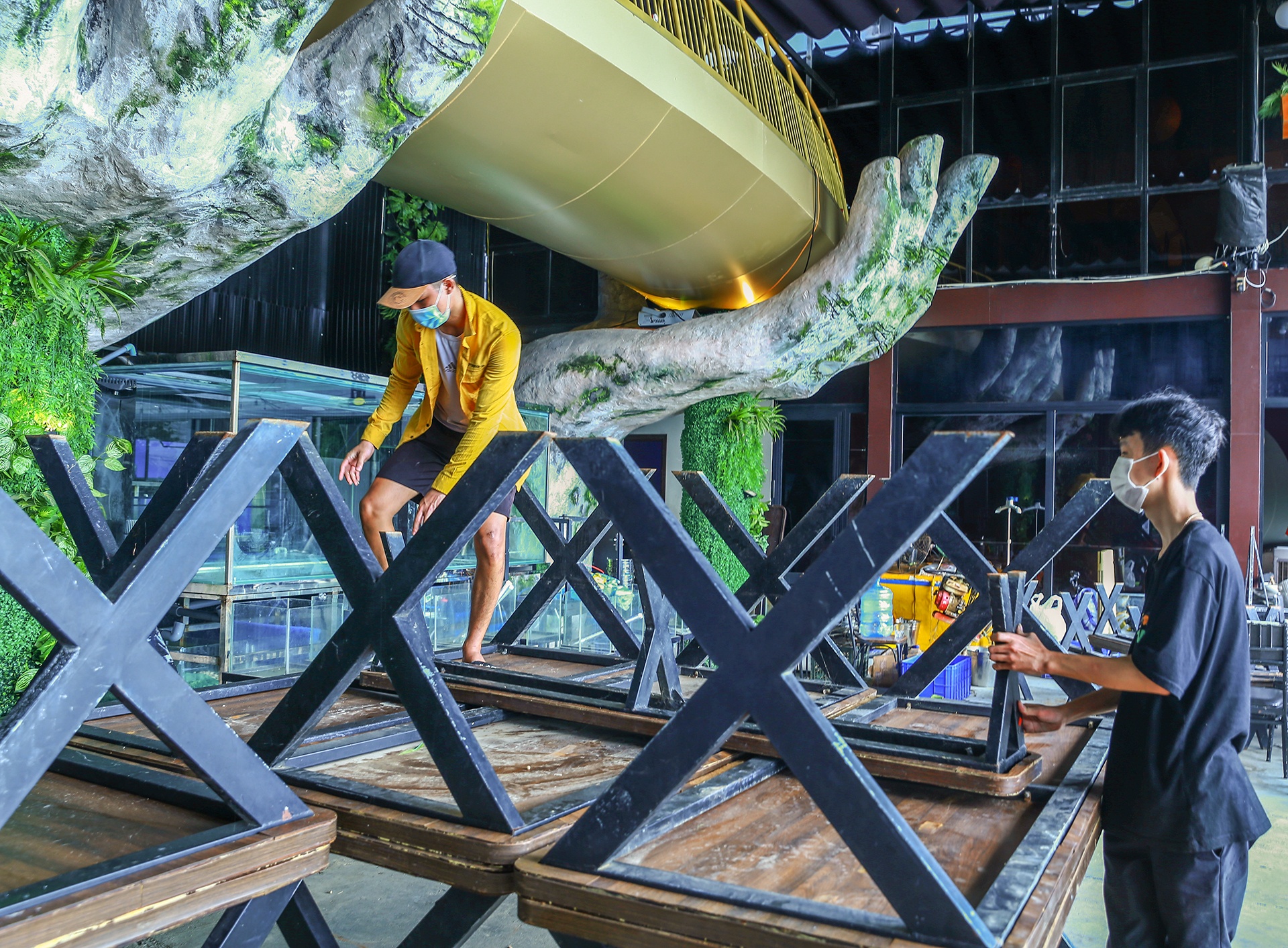 Quan xa o Da Nang san sang phuc vu thuc khach vao sang mai anh 6