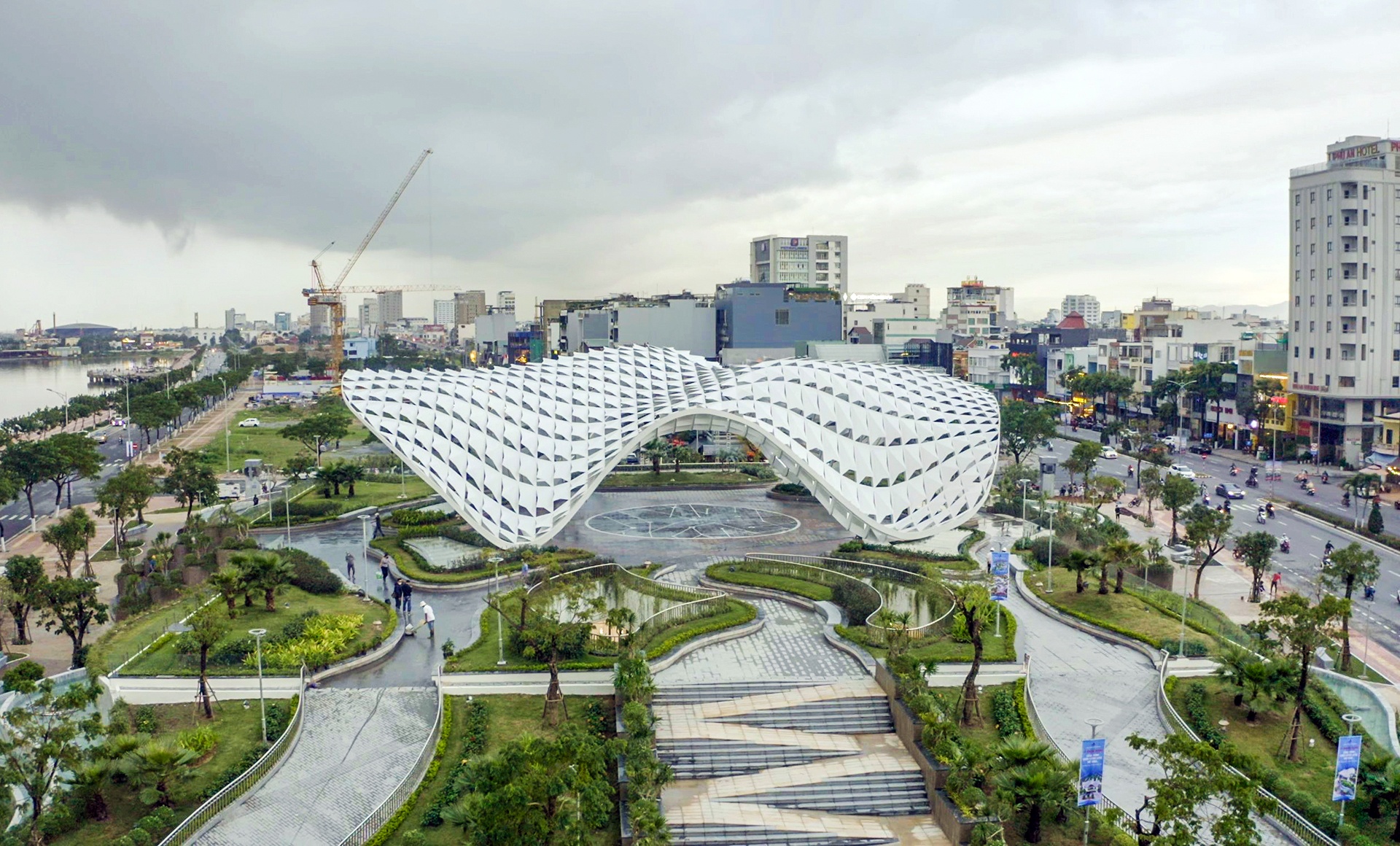 Vuon tung apec o Da Nang anh 1