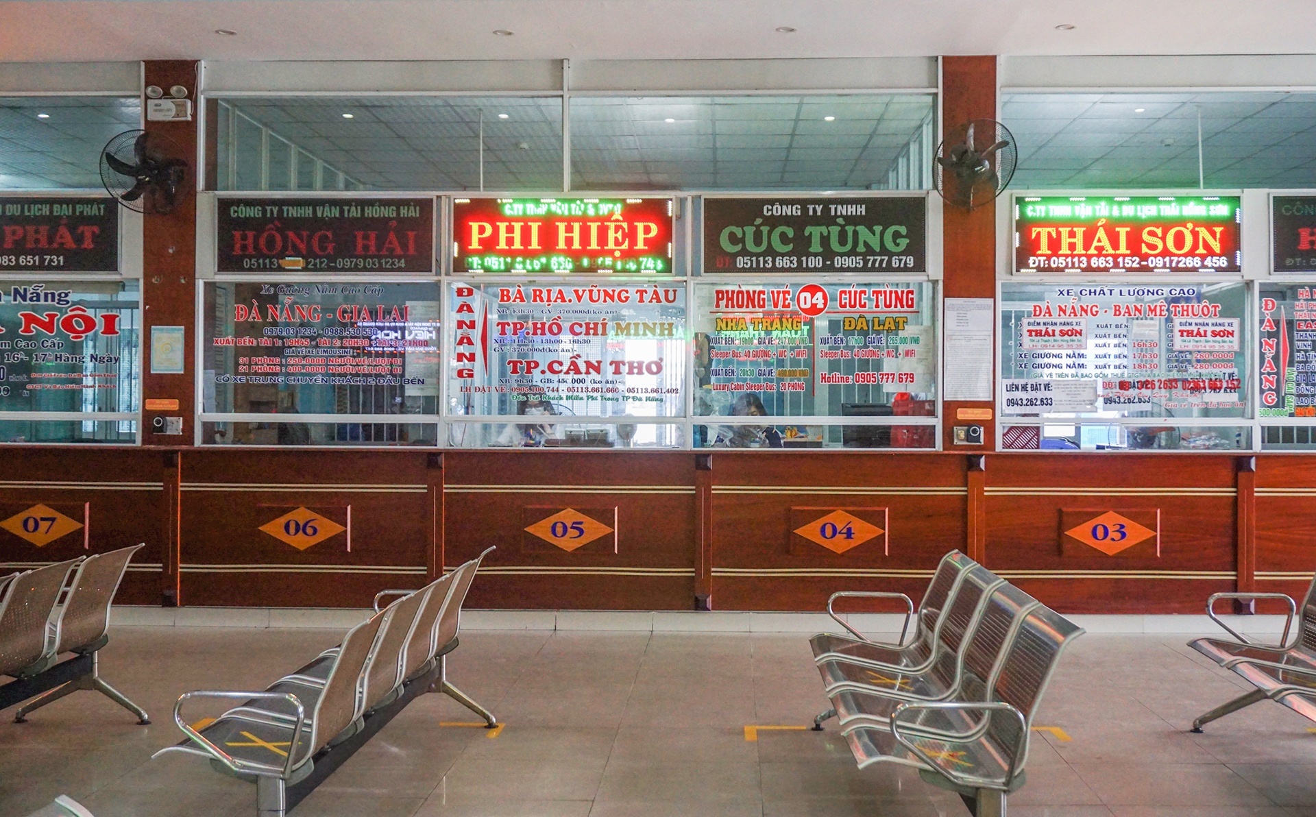 Ben xe,  nha ga o Da Nang e am anh 7