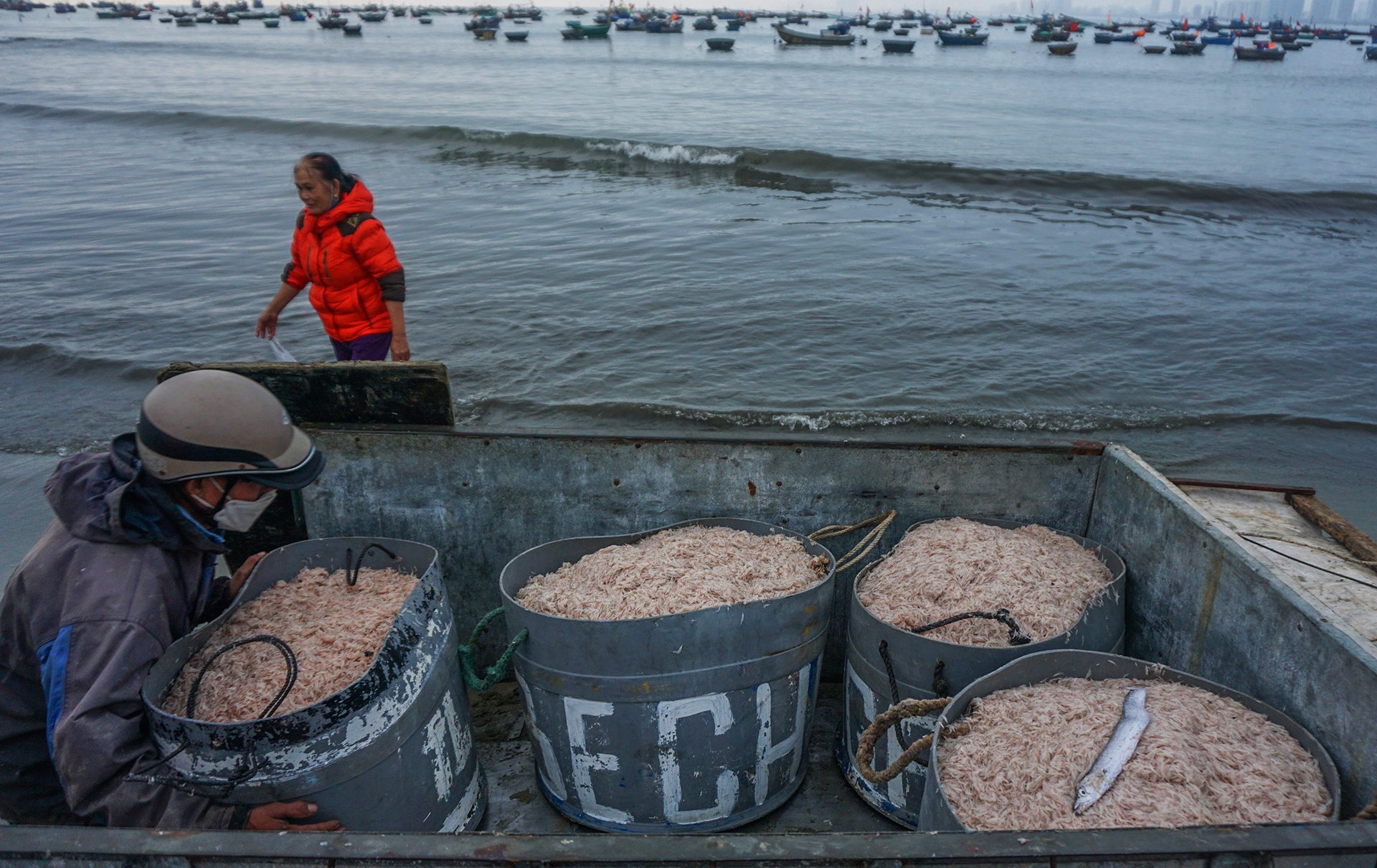 Ngu dan Da Nang trung dam ruoc bien anh 2