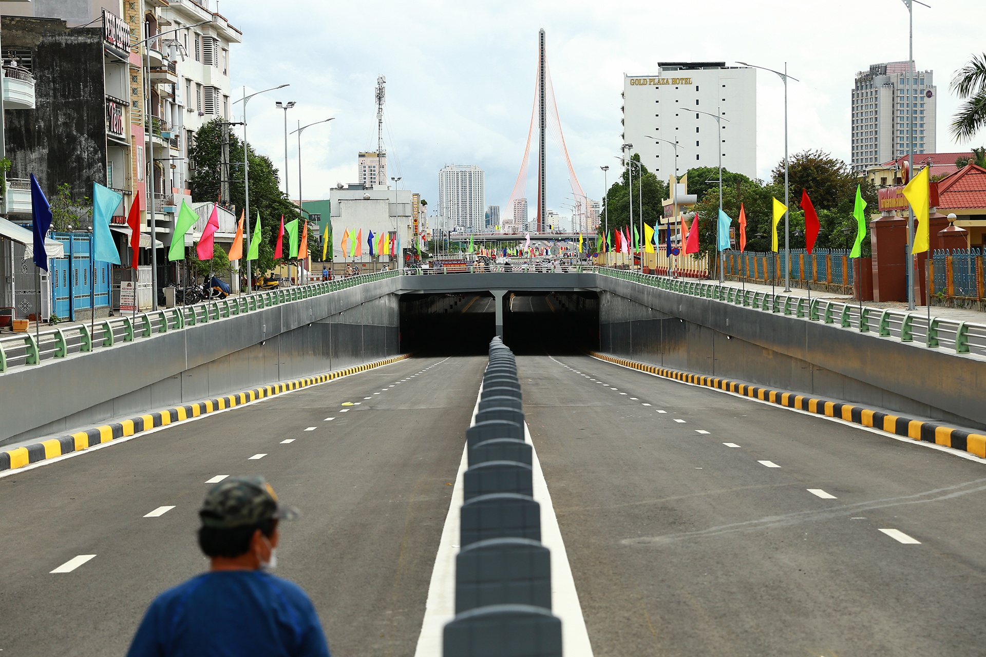Nut giao thong 3 tang o Da Nang duoc dua vao su dung anh 5