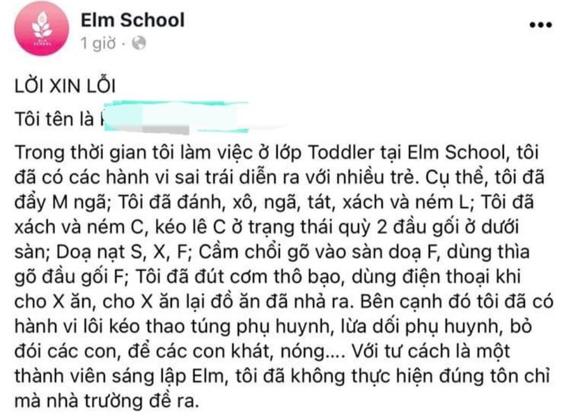 Xac minh tin tre bi danh, dut com tho bao o truong mam non tai Da Nang hinh anh