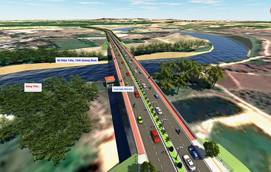 Sap xay cau 274 ty dong noi Da Nang voi Quang Nam hinh anh