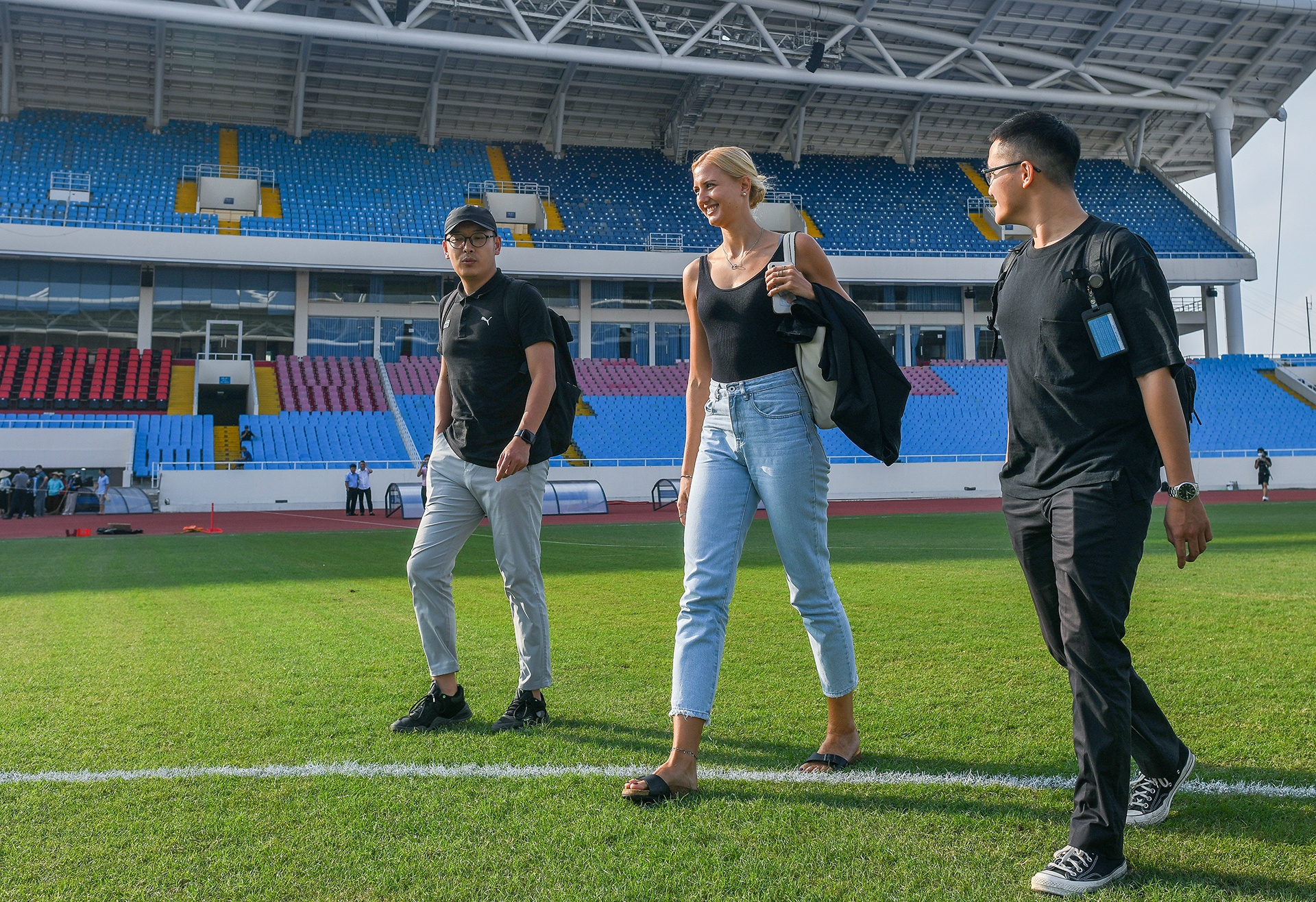 Nu HLV Dortmund hai long voi cong tac chuan bi tai san My Dinh hinh anh