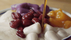 Lam mon beancurd oc cho, topping khoai deo thanh mat ngay he hinh anh