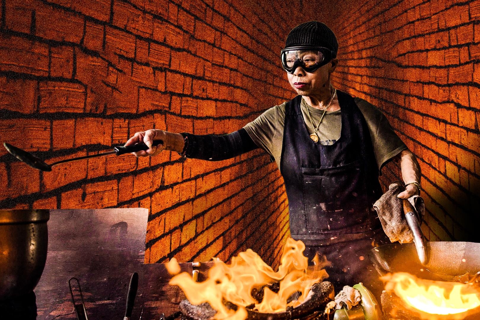 Nu hoang lap di cua am thuc duong pho Thai Lan hinh anh