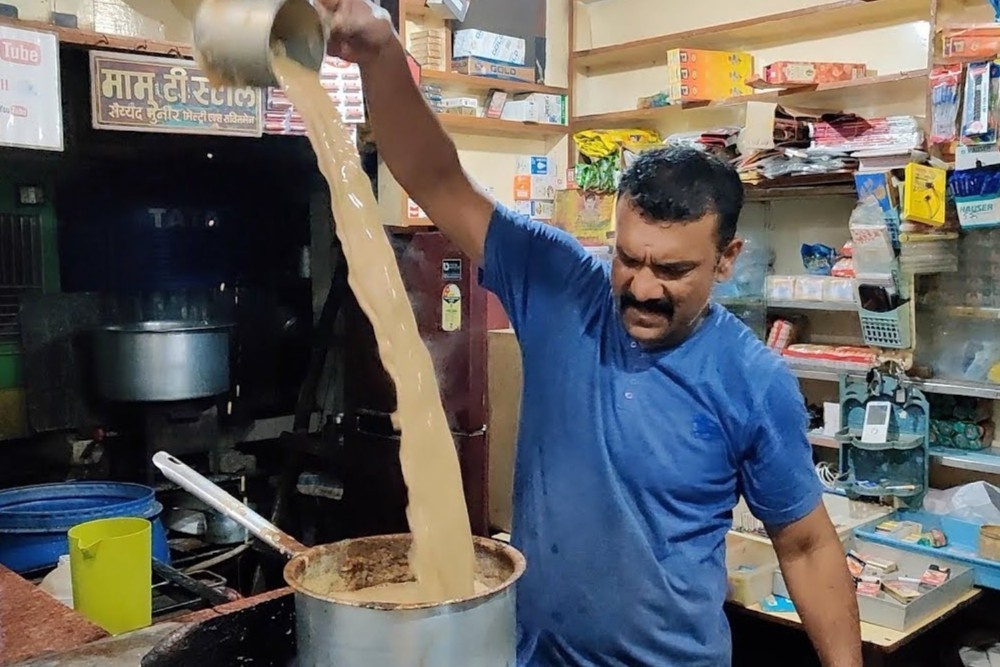 Nhung nguoi pha tra sua nhu lam ao thuat tren pho hinh anh