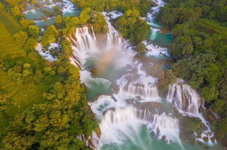 3 mien Viet Nam dep tuyet sac khi nhin tu goc may tren cao hinh anh